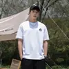 Camiseta de Manga Corta para Hombre 2026 Verano Nuevo Estilo Top de Cuello Redondo para Hombres y Adolescentes Casual Top de Algodón Puro