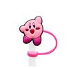 Serie Kirby Dibujo Animado Cubierta para Popote Tapa para Popote Tapón de Polvo de Silicona Decoración Linda para Popote En Stock Listo Venta al por Mayor