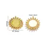 Joyería Transfronteriza Collar Sencillo Colgante Accesorios para Mujer Sol Sonriente Cadena para Suéter Colgante Acero Inoxidable Joyería Versátil