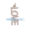 M22 novo pingente de cobre puro micro-incrustado Sonho de Amor Feliz Chefe Feliz letra feliz