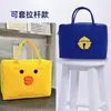 Nueva Bolsa de Almacenamiento de Viaje de Dibujos Animados para Niños Bolsa de Viaje de Gran Capacidad Bolsa Linda de Fieltro Bolsa con Ruedas Bolsa de Almacenamiento