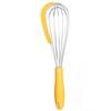 Acero Inoxidable 304 Batidor de Huevos Nuevo Rascador de Crema para el Hogar Batidora con Mango de Silicona Herramienta para Hornear