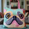 2026 Nueva Serie Transfronteriza de Cachorros Estampado Digital Bolso de Hombro Acolchado de Moda