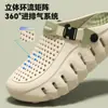 Zuecos para Hombre 2026 Nuevos de Verano para Exteriores de Suela Gruesa Suela Suave Antideslizantes de Punta Cerrada Pantuflas de Doble Uso Sandalias Deportivas de Playa