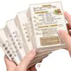 Cuaderno de Hojas Sueltas A7 Portátil Estudiante Mini Cuaderno Planificador Estético de Alto Valor Cuaderno de Vocabulario Cuaderno de Bolsillo