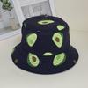 Sombrero de Pescador Vintage Multicolor Impreso de Doble Cara Tendencia para Hombres y Mujeres Estudiantes Casual al Aire Libre Sombrero de Coco Sombrero de Sol para Niños