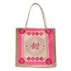 Mini bolso de lino sencillo, estilo japonés y coreano, bolso de mano para mujer con dibujos animados, bolso de mano para refrigerios, lonchera pequeña, bolso para el almuerzo