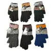 Luvas Adultas, Luvas Masculinas, Luvas Femininas de Tricô Revertido, Luvas de Lã Mohair Quentes e à Prova de Frio com Dedos Inteiros