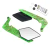 Espelho retrovisor de motocicleta transfronteiriço, refletor em forma de asa modificado para moto de rua e moto esportiva, espelho de ré com padrão artístico em liga de alumínio