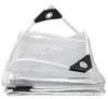 Tecido impermeável transparente de PVC, chapa plástica para proteção contra chuva e água de varanda e telhado, lona impermeável de isolamento térmico translúcida de PVC para exportação