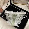 Ropa interior de encaje francés delicada y tierna* para niñas, estilo sexy puro lujurioso, calzoncillos de mujer transpirables de cintura baja, estilo nuevo