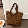 Bolsa de poá transfronteiriça para mulheres 2026 novo modelo bolsa tote de grande capacidade bolsa de ombro casual versátil bolsa de mão para mulheres