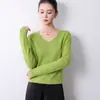 Nuevo Otoño 2026 Estilo OL Elegante Jersey de Terciopelo Andy de Cuello en V Regular Suéter de Punto para Mujer