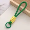 Cordão Simples para Pulso em Poliéster Porta-Crachá de Estudante Cordão com Pingente da Moda Chaveiro Cordão para Pendurar Pen Drive em Estoque