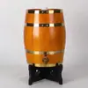 Barril de roble barril vacío al por mayor vinificación especificación fija vertical barril Baijiu barril de vino supermercado stock a granel vino cerveza Lei De Zhu