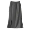 En stock, venta al por mayor desde el fabricante. Diseño sutilmente elegante. Falda de sirena profesional para oficina. Práctico y adelgazante. Para mujeres