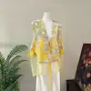 Chaleco Cárdigan con Cordones Jacquard Estilo Chino Nuevo Zhi Li 2026 Verano Nuevo Estilo Nacional Chaqueta sin Mangas con Cuello en V para Mujer 1