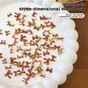 Acessórios de Laço Mini Cor de Café Atacado 100 Fitas de Resina Mistas Laços Estéreo DIY Decoração de Unha Vestível