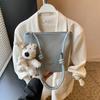 Bolso Retro Simple Pequeño para Mujer 2025 Nueva Moda Diseño Bolso de Hombro Único Axila Estilo Extranjero Simple Bolso Cruzado Tipo Cubo