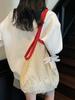 Bolsa de Rede de Grande Capacidade Estilo Relaxado de Verão para Mulheres 2026 Nova Bolsa de Ombro Versátil Bolsa de Tricô Bolsa de Praia