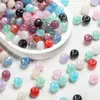 11*8 Color Gelatina Dorado Resina Manzana Cuentas Redondas Cuentas Sueltas Cuentas Espaciadoras Hecho a Mano DIY Joyería Pulsera Accesorios