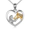 Europa y Estados Unidos nuevo collar aretes pulsera de unicornio conjunto transfronterizo Amazon wish AliExpress accesorios para niños