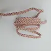 Banda para Vientre de Serpiente DIY Banda Cóncava 6 mm Patrón de Espiga Trenzado Color Dorado Plateado Negro Rojo Café Cuerda de Algodón Pequeña Fragante Accesorios