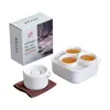 Juego de Té Portátil para Viaje Camping al Aire Libre Bandeja de Té para Coche Tetera para Preparar Té Gongfu Taza de Té Venta al por Mayor