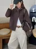 Chamarra cortavientos corta para mujer para primavera y otoño, estilo deportivo para mujeres petite, nueva chamarra popular de moda 2026