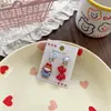 Colar Fofo de Desenho Animado Gato Kt Menina Coelho Infantil Pulseira Colorida Dopamina com Contas Presilha de Orelha Acessórios de Bebê