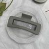 Pinza de tiburón de gran tamaño, pinza para el cabello cuadrada de alta calidad, pinza para el cabello esmerilada, pinza para el cabello de celebridades cibernéticas, pinza para el cabello para sombreros