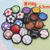 Llaveros creativos de cuero PU multicolor para baloncesto, fútbol, béisbol, tenis, colgantes de llave deportivos al por mayor