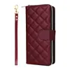 Adecuado para Samsung S26Ultra Cartera Pequeña tipo Chanel con Cremallera y Correa Cruzada S25Fe/S24 Ranura para Tarjeta Funda de Cuero para Teléfono