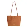 Bolso de Hombro Versátil de Otoño para Mujer 2026 Gran Capacidad Nuevo Bolso Exquisito Bolso de Mano Retro para el Trabajo Bolso de Hombro de Gamuza a la Moda