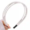 Diadema de Perlas de Alta Gama para Mujer, Estilo Celebridad de Internet, Diadema de Flequillo de Perlas, Versátil para Salir, Súper Estilo de Hada, Pasador de Cabello con Temperamento de Alta Princesa