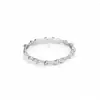 Diseño de Nicho Anillo Texturizado Estilo Frío Normcore de Plata de Ley S925 Tres Tipos de Anillo Apilable Anillo de Dedo para Mujer
