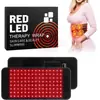 Cinto e chapéu de terapia de luz vermelha LED transfronteiriços 660/850nm para uso doméstico e em salão de beleza, cinto portátil para cuidados com a saúde