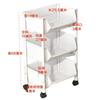 Estante de almacenamiento tipo carrito Estante de almacenamiento multicapa para el hogar Estante de almacenamiento de juguetes para niños Estante de almacenamiento con carrito móvil