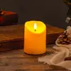 Luz de Vela Electrónica Amazon Transfronteriza con Llama Inclinada y Efecto Lágrima, Luz Decorativa Creativa para Atmósfera para Bodas y Bares