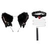 Cosplay Orejas de Gato Aro para el Cabello Accesorios de Cola de Gato Hechos a Mano Lindo Gato Madre Animal Oreja Accesorios para el Cabello Accesorios de Cola de Animal Traje