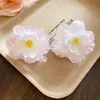 Presilha de Cabelo Flor de Tecido Acrílico de Verão, Estilo Doce, Mini Presilha Lateral Simples, Acessório de Cabelo de Nicho de Alta Qualidade para Atacado