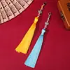 Nuevo Colgante de Borla de Loto de Aleación Estilo Chino Tíbet Accesorio DIY para Falda Tradicional Hanfu Mamian