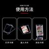 Soporte para tarjetas de juego Wanzhi Bao Ke Meng Ultraman, transparente, con tarjeta de estrella de 35PT-360PT y fuerte imán de alta calidad.