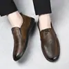 [100% piel de vaca] sandalias de cuero genuino para hombre en oferta suela gruesa resistentes al desgaste verano huecas transpirables zapatos de papá