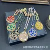 Nueva Cadena de Suéter de Piedra Bruta de Cristal Diseño Completo de Diamante Hecho a Mano Moda Europea Americana Transfronterizo Estilo Celebridad de Internet Fabricante Mayorista