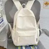 Nova Mochila Escolar para Meninas, Estilo Coreano Ins Bordada com Estrelas, Alto Valor Estético, Mochila Casual Versátil para Alunos do Ensino Fundamental, Médio e Superior