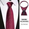 Corbata Gris Hombre Nudo Libre Japonés Estrecho Traje Camisa Estudiante Negro Cremallera Casual Sin Corbata Mujer
