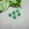 Cuentas redondas de piedra natural de 8 mm con agujero grande, cuentas sueltas con agujero pasante de 3 mm, para ensartar pulseras DIY, accesorios de manualidades para joyería hecha a mano