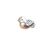 Cuentas Espaciadoras de Pájaro Retro de Plata Pura S999, Cuentas de Cubo, Juguete de Cristal, Cuerda de Mano Tejida, Collar, Accesorios Hechos a Mano para DIY
