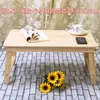 Escritorio para Laptop para Cama, Plegable, Adecuado para Personas Perezosas, Mesa Pequeña para Dormitorio Estudiantil, Uso en Dormitorio, Mesa de Madera Maciza, Mesa Kang